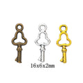 Vintage Alloy Key Charm Pendants DIY Jewelry Accessories For Bracelet Necklace Making view 1