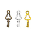 Vintage Alloy Key Charm Pendants DIY Jewelry Accessories For Bracelet Necklace Making view 5