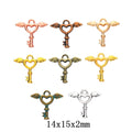Zinc Alloy Small Key Charm Pendant for DIY Necklace Bracelet Jewelry Making view 1