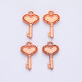 Zinc Alloy Crown Key Charm Pendant No.096378 for DIY Necklace Bracelet Jewelry Making view 3
