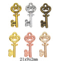 Zinc Alloy Crown Key Charm Pendant No.900528 for DIY Necklace Bracelet Jewelry Making view 1