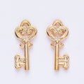 Zinc Alloy Crown Key Charm Pendant No.900528 for DIY Necklace Bracelet Jewelry Making view 4