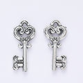 Zinc Alloy Crown Key Charm Pendant No.900528 for DIY Necklace Bracelet Jewelry Making view 3