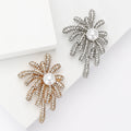 Alloy Rhinestone Pearl Firework Brooch For Women's Suit Decoration view 1