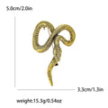Alloy Enamel Python Brooch For Suits Coats And Apparel Decoration view 4