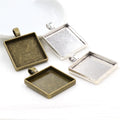 25mm Zinc Alloy Charm Pendant No.582981 for DIY Necklace Bracelet Jewelry Making view 5