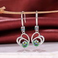 New Heart Shaped Korean Style Women's Earrings Fashion Temperament Ear Jewelry Direct view 6