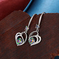New Heart Shaped Korean Style Women's Earrings Fashion Temperament Ear Jewelry Direct view 3