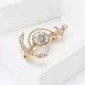 Premium Alloy Rhinestone Anchor Brooch For Men's Suit And Coat view 3