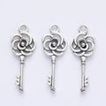 Zinc Alloy Key Charm Pendant No.103249 for DIY Necklace Bracelet Jewelry Making view 3