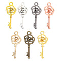 Zinc Alloy Key Charm Pendant No.103249 for DIY Necklace Bracelet Jewelry Making view 5