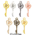 Zinc Alloy Key Charm Pendant No.103249 for DIY Necklace Bracelet Jewelry Making view 1