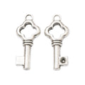Zinc Alloy Key Charm Pendant No.134843 for DIY Necklace Bracelet Jewelry Making view 3