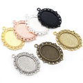 18x25mm Gold Zinc Alloy Charm Pendant No.646616 for DIY Necklace Bracelet Jewelry Making view 4