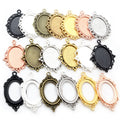 18x25mm Gold Zinc Alloy Charm Pendant No.646616 for DIY Necklace Bracelet Jewelry Making view 1