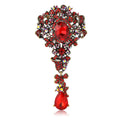 Alloy Rhinestone Palace Pendant Brooch For Women's Dresses And Shawls view 1