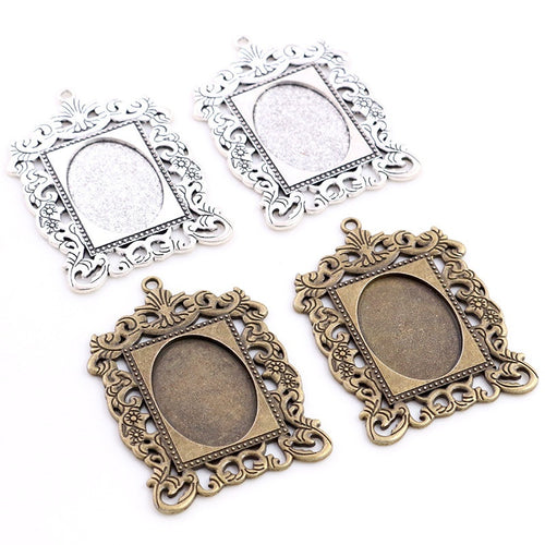 18x25mm Gold Zinc Alloy Charm Pendant No.507684 for DIY Necklace Bracelet Jewelry Making