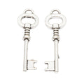Zinc Alloy Key Charm Pendant No.516457 for DIY Necklace Bracelet Jewelry Making view 3