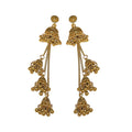 2026 New Ethnic Style Alloy Geometric Tassel Drop Earrings Light Luxury Fashion Jewelry view 5