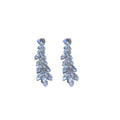 2026 Cubic Zirconia Wheat Tassel Earrings And Collarbone Necklace Jewelry Set Light Luxury view 5