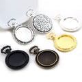 20mm Gold Zinc Alloy Charm Pendant No.072337 for DIY Necklace Bracelet Jewelry Making view 4