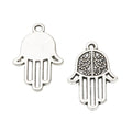 Zinc Alloy Hand Charm Pendant No.323470 for DIY Necklace Bracelet Jewelry Making view 3