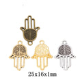 Zinc Alloy Hand Charm Pendant No.323470 for DIY Necklace Bracelet Jewelry Making view 1