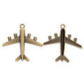 Zinc Alloy Airplane Charm Pendant No.761781 for DIY Necklace Bracelet Jewelry Making view 2