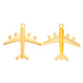 Zinc Alloy Airplane Charm Pendant No.761781 for DIY Necklace Bracelet Jewelry Making view 3