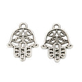 Zinc Alloy Hollow Hand Charm Pendant No.306491 for DIY Necklace Bracelet Jewelry Making view 3