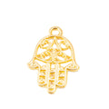 Zinc Alloy Hollow Hand Charm Pendant No.306491 for DIY Necklace Bracelet Jewelry Making view 2