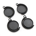 16mm Zinc Alloy Charm Pendant for DIY Necklace Bracelet Jewelry Making view 2