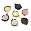 16mm Zinc Alloy Charm Pendant for DIY Necklace Bracelet Jewelry Making view 5