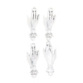 Antique Silver Zinc Alloy Hand Gesture Charm Pendant No.010411 for DIY Necklace Bracelet Jewelry Making view 2