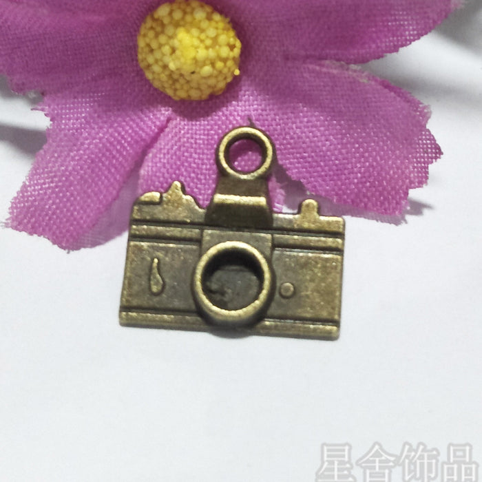 Vintage Camera Metal Charm in Three Finish Options