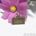 Vintage Camera Metal Charm in Three Finish Options view 2