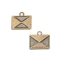 Zinc Alloy Envelope Charm Pendant No.203797 for DIY Necklace Bracelet Jewelry Making view 3