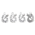 Zinc Alloy Paint Palette Charm Pendant for DIY Necklace Bracelet Jewelry Making view 4