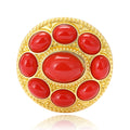 Metal Alloy Turkish Round Brooch Pin For Suits And Shawls view 5