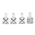Zinc Alloy Envelope Charm Pendant for DIY Necklace Bracelet Jewelry Making view 2