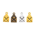 Zinc Alloy Envelope Charm Pendant for DIY Necklace Bracelet Jewelry Making view 5