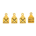Zinc Alloy Envelope Charm Pendant for DIY Necklace Bracelet Jewelry Making view 4