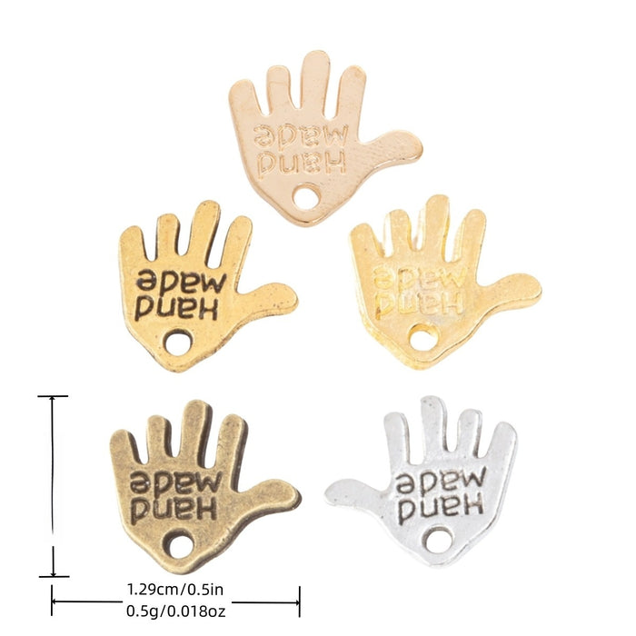 Zinc Alloy Hand Charm Pendant No.480901 for DIY Necklace Bracelet Jewelry Making