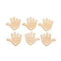 Zinc Alloy Hand Charm Pendant No.480901 for DIY Necklace Bracelet Jewelry Making view 2