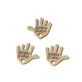 Zinc Alloy Hand Charm Pendant No.480901 for DIY Necklace Bracelet Jewelry Making view 3