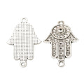 Zinc Alloy Hand Charm Pendant for DIY Necklace Bracelet Jewelry Making view 3