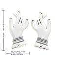 Antique Silver Zinc Alloy Hand Gesture Charm Pendant No.048180 for DIY Necklace Bracelet Jewelry Making view 1