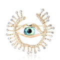 Alloy Evil Eye Brooch Pin For Stylish Apparel Decoration view 5