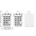 Antique Silver Zinc Alloy Calculator Charm Pendant for DIY Necklace Bracelet Jewelry Making view 1
