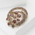 Alloy Rhinestone Hot Air Balloon Brooch For Elegant Clothing Decoration view 3
